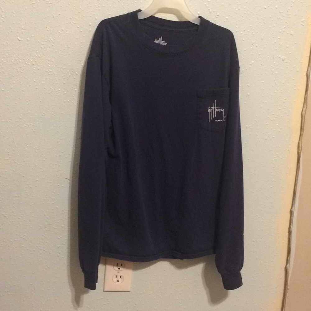 Guy Harvey Shirt. Navy Blue. Medium.